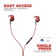 boAt Bassheads 242 in Ear Wired Earphones with Mic(Red) boAt Bassheads 242 in Ear Wired Earphones with Mic(Red)