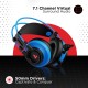 boAt Immortal IM-200 7.1 Channel Wired USB Gaming Headphone with (Furious Blue) refurbished 
