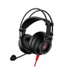 boAt Immortal IM-200 7.1 Wired Over Ear Headphones Channel USB Gaming Headphone  Drivers with mic (Active Black) refurbished 
