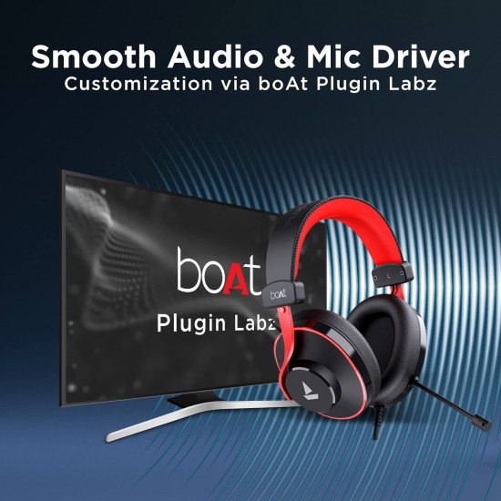 boAt Immortal IM-700 7.1 Channel PC Virtual Surround Sound, ENx Tech, RGB LEDs, (Black Sabre) boAt Immortal IM-700 7.1 Channel PC Virtual Surround Sound, ENx Tech, RGB LEDs, (Black Sabre)