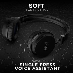 boAt Rockerz 400 Bluetooth On Ear Headphones With Mic With Upto 8 Hours Playback & Soft Padded Ear Cushions (Carbon Black) boAt Rockerz 400 Bluetooth On Ear Headphones With Mic With Upto 8 Hours Playback & Soft Padded Ear Cushions (Carbon Black)