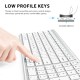 iClever BK10 Bluetooth Keyboard, Multi Device Wireless Keyboard Rechargeable Bluetooth 5.1 Stable /White iClever BK10 Bluetooth Keyboard, Multi Device Wireless Keyboard Rechargeable Bluetooth 5.1 Stable /White