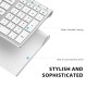 iClever BK10 Bluetooth Keyboard, Multi Device Wireless Keyboard Rechargeable Bluetooth 5.1 Stable /White iClever BK10 Bluetooth Keyboard, Multi Device Wireless Keyboard Rechargeable Bluetooth 5.1 Stable /White