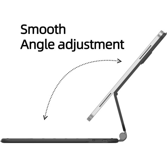 Keyboard Case for iPad 10th Generation 10.9 inch , Floating Magnetic Design, Slim ipad 10 gen Keyboard Cover with Multi-Touch Trackpad, Seven Color Backlight, Black Keyboard Case for iPad 10th Generation 10.9 inch , Floating Magnetic Design, Slim ipad 10 gen Keyboard Cover with Multi-Touch Trackpad, Seven Color Backlight, Black