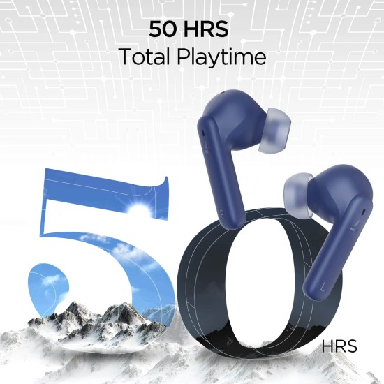 boAt Airdopes 170 TWS Earbuds with 50H Playtime, Quad Mics ENx™ (Tranquil Blue) boAt Airdopes 170 TWS Earbuds with 50H Playtime, Quad Mics ENx™ (Tranquil Blue)