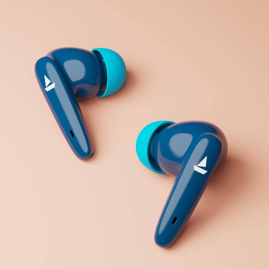 boAt Airdopes 181 in-Ear True Wireless Earbuds with ENx (Bold Blue) boAt Airdopes 181 in-Ear True Wireless Earbuds with ENx (Bold Blue)