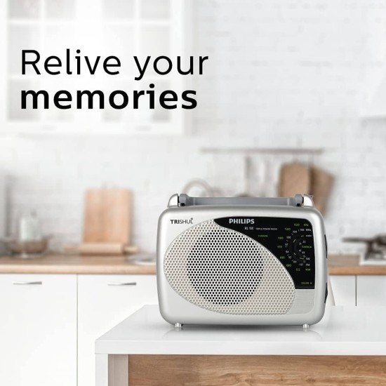 Philips Radio RL118/94 with MW/SW/FM Bands, 200mW RMS soundoutput,3-1 Power Source External Battery Philips Radio RL118/94 with MW/SW/FM Bands, 200mW RMS soundoutput,3-1 Power Source External Battery