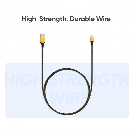 Realme 10W Fast Charging Micro-USB Cable (Braided, Black) Realme 10W Fast Charging Micro-USB Cable (Braided, Black)