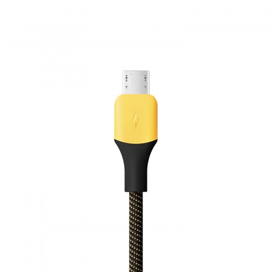 Realme 10W Fast Charging Micro-USB Cable (Braided, Black) Realme 10W Fast Charging Micro-USB Cable (Braided, Black)