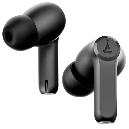 boAt Airdopes 393ANC True Wireless in Ear Earbuds with 32dB Hybrid ANC, Quad Mics with ENx™ (Rogue Black) boAt Airdopes 393ANC True Wireless in Ear Earbuds with 32dB Hybrid ANC, Quad Mics with ENx™ (Rogue Black)