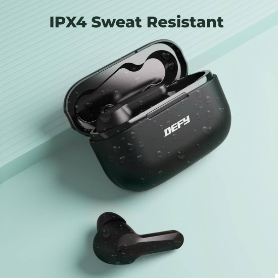 Defy Gravity Zen TWS Earbuds with 24 HRS Playback, Fast Charge, Low Latency, ENC Solution, Quick Pair & Connect(Bold Black) Defy Gravity Zen TWS Earbuds with 24 HRS Playback, Fast Charge, Low Latency, ENC Solution, Quick Pair & Connect(Bold Black)