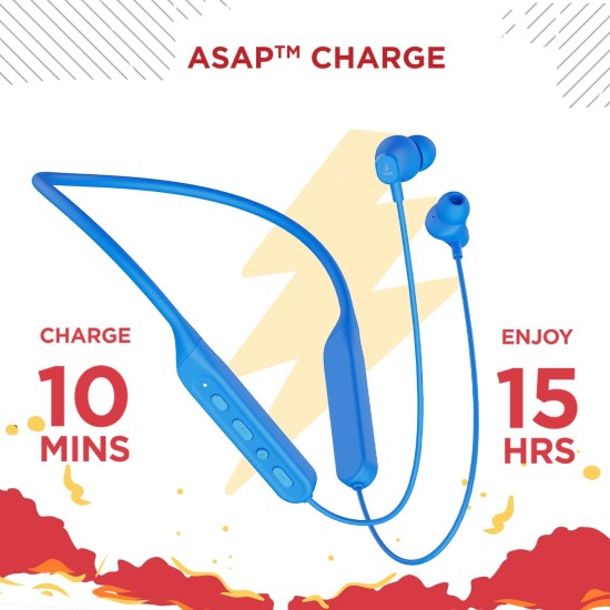 boAt Rockerz 378 Bluetooth Neckband with Spatial Bionic Sound Tuned by THX, Beast™ (Electric Blue) boAt Rockerz 378 Bluetooth Neckband with Spatial Bionic Sound Tuned by THX, Beast™ (Electric Blue)